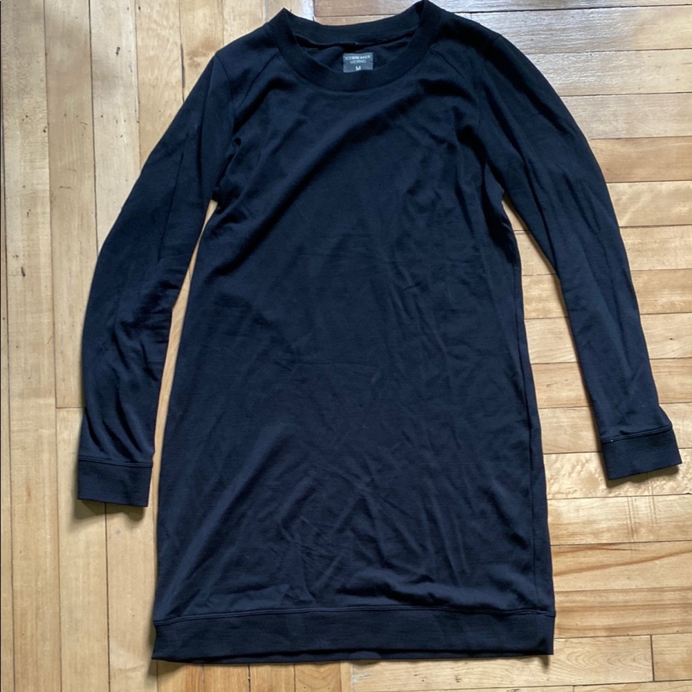 Icebreaker 100% merino mini dress